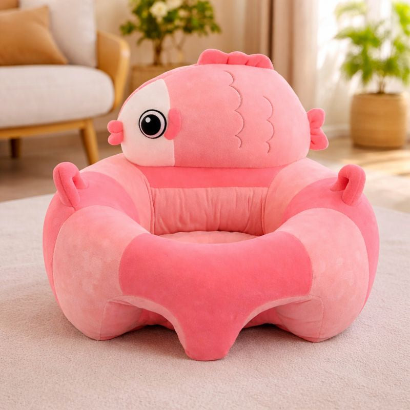Baby Fish Sofa Seat – Pink Plush