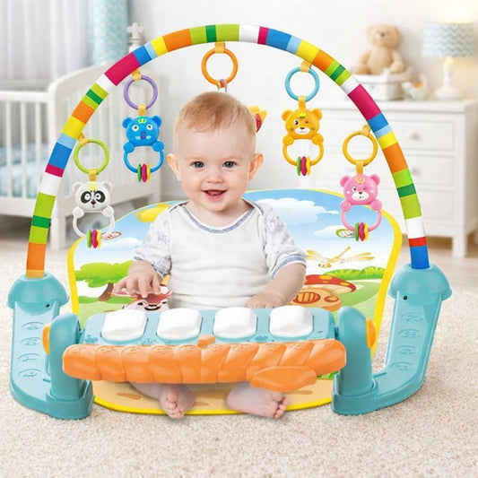 Baby Musical Play Gym & Activity Mat with Hanging Toys