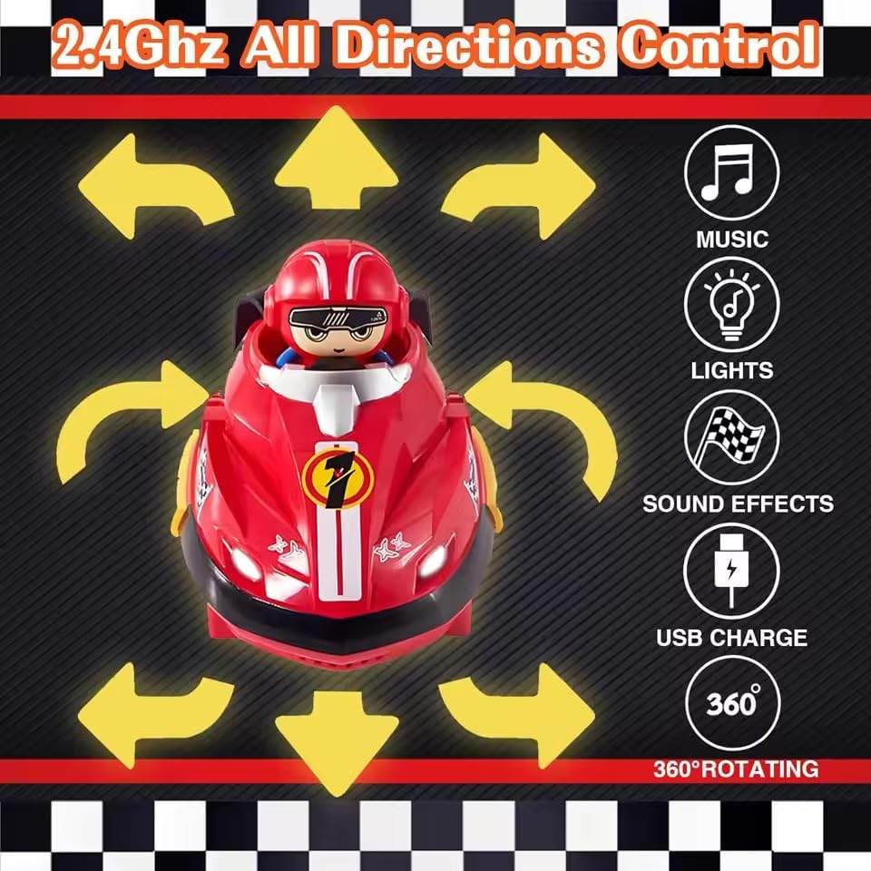 Ultimate RC Bumper Car Battle Set for Kids