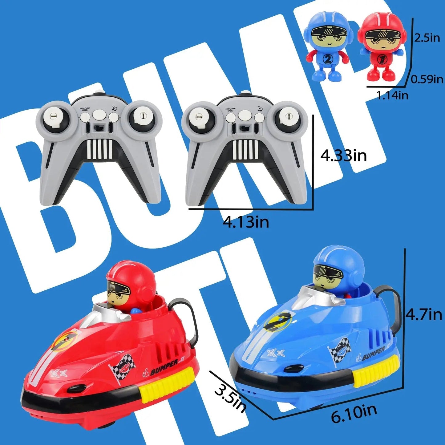 Ultimate RC Bumper Car Battle Set for Kids