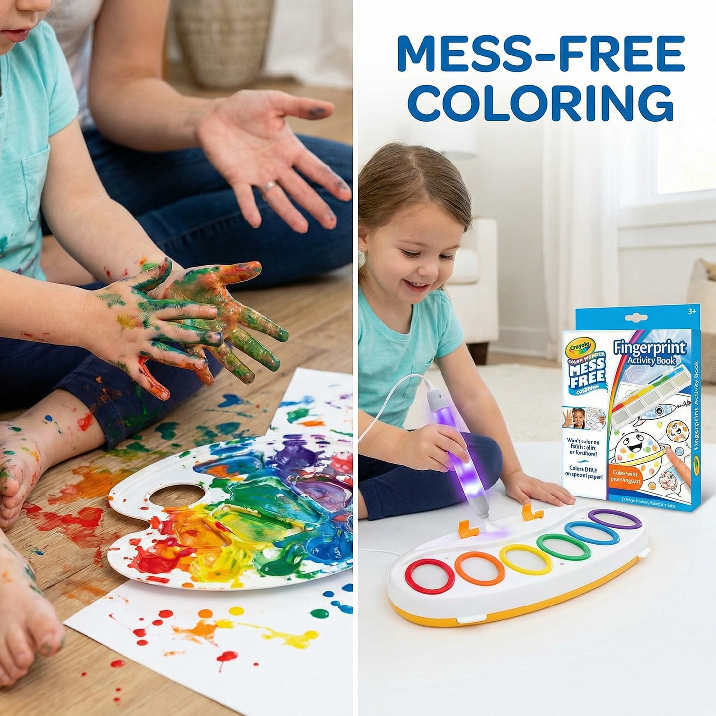 Magic Light Mess-Free Kids Painting Set