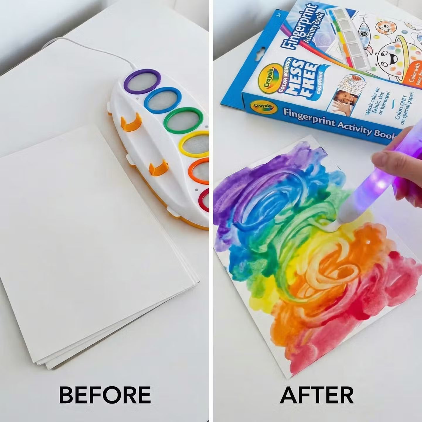 Magic Light Mess-Free Kids Painting Set