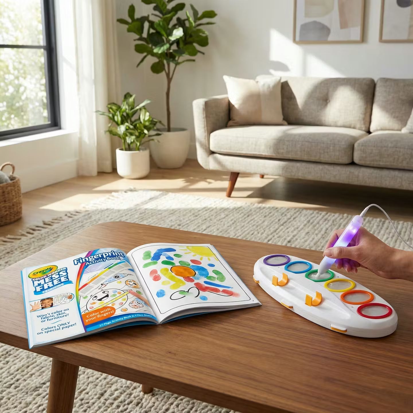 Magic Light Mess-Free Kids Painting Set