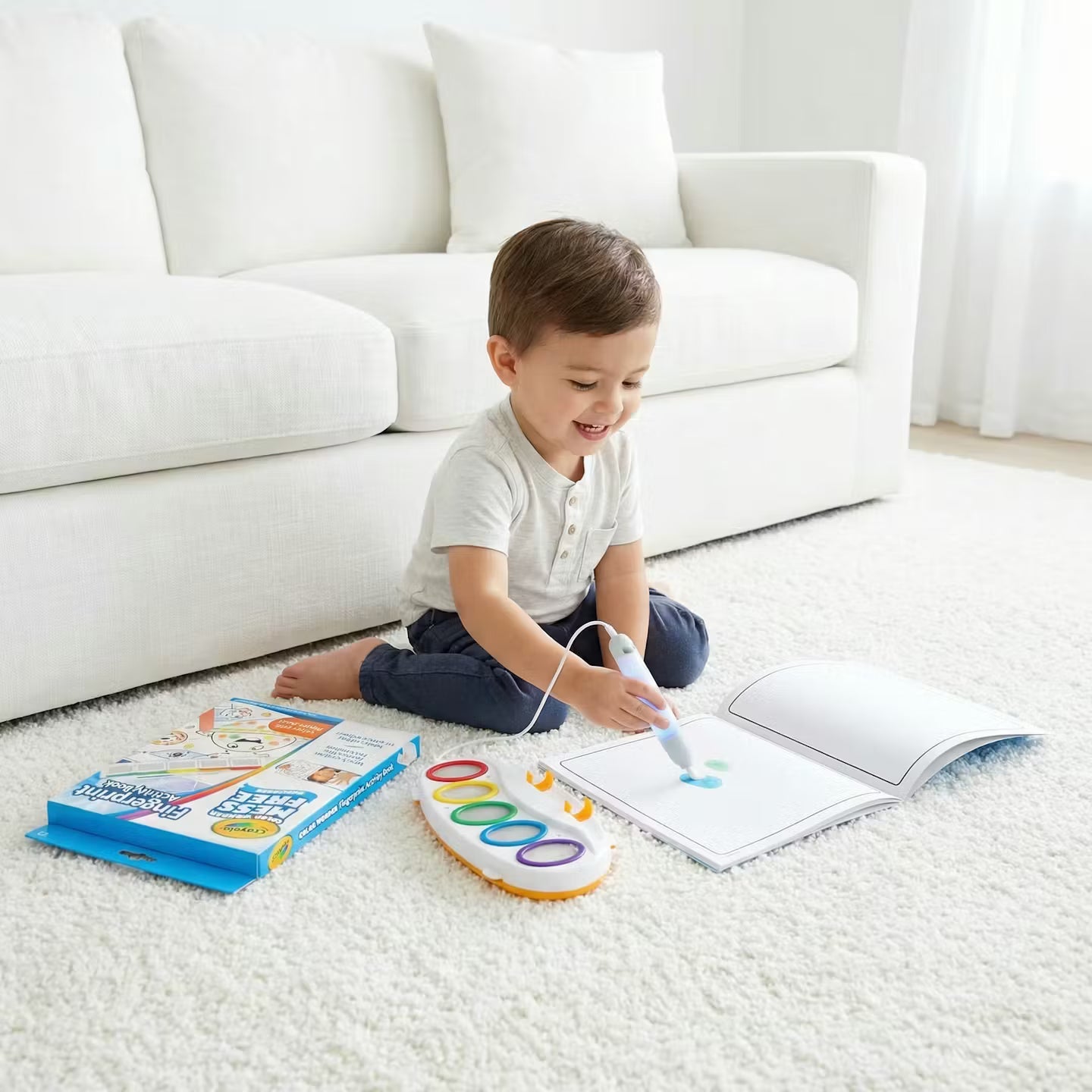 Magic Light Mess-Free Kids Painting Set