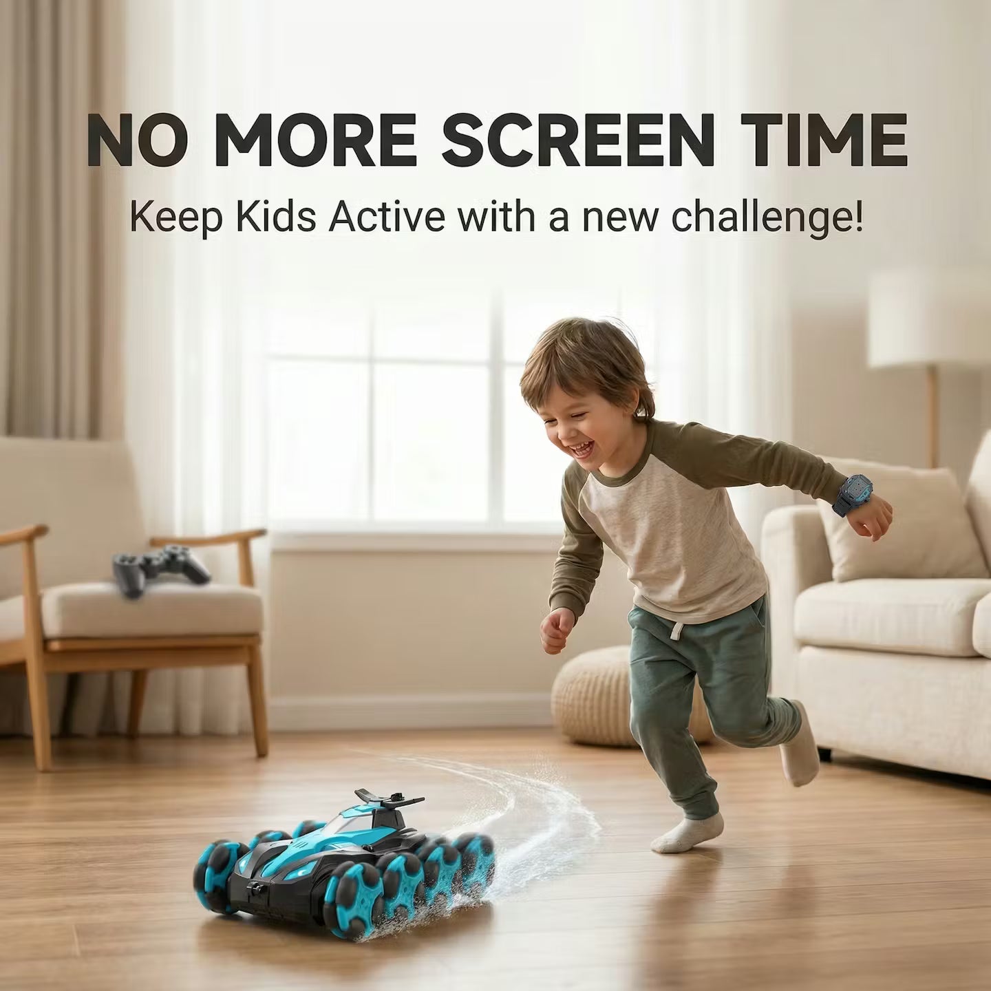 360° Stunt RC Car with Remote & Hand Gesture Control