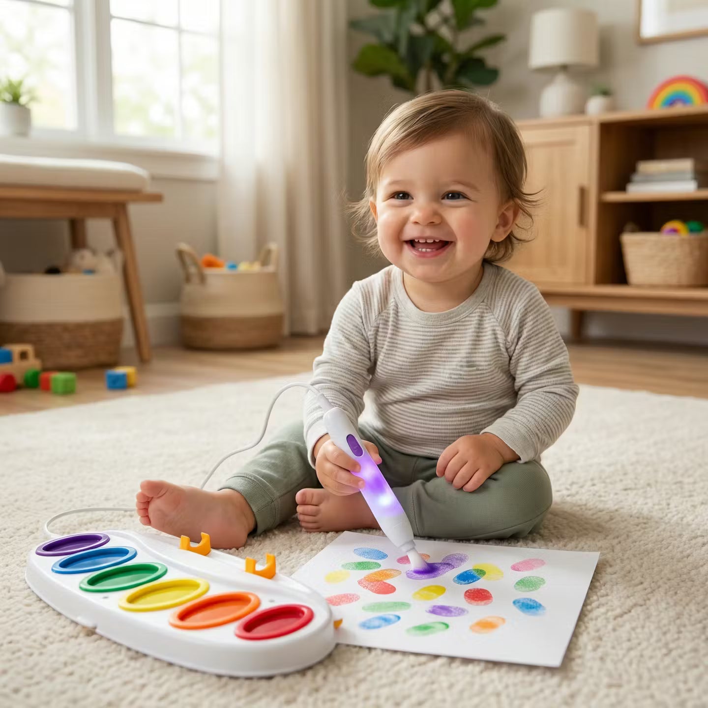 Magic Light Mess-Free Kids Painting Set