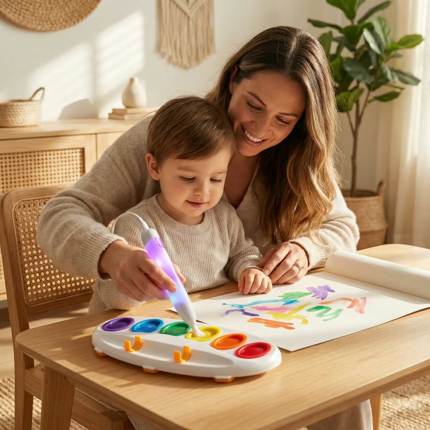 Magic Light Mess-Free Kids Painting Set