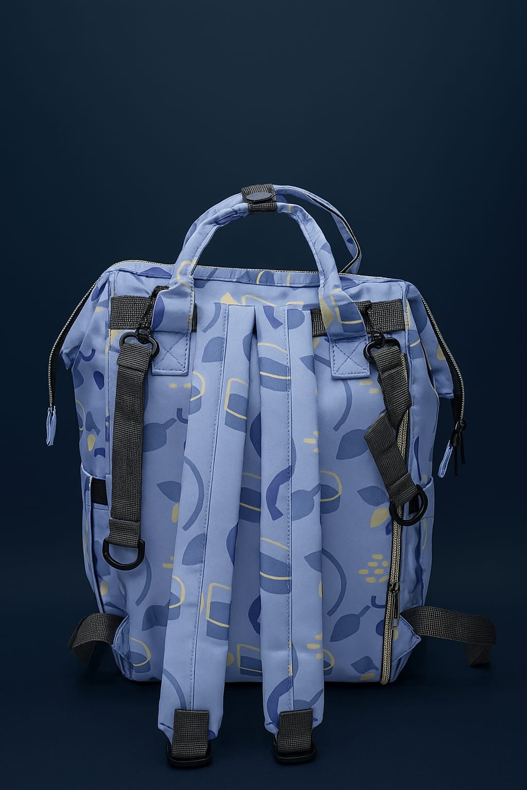 Printed Diaper Backpack – Large Capacity, Stylish & Comfortable Baby Bag