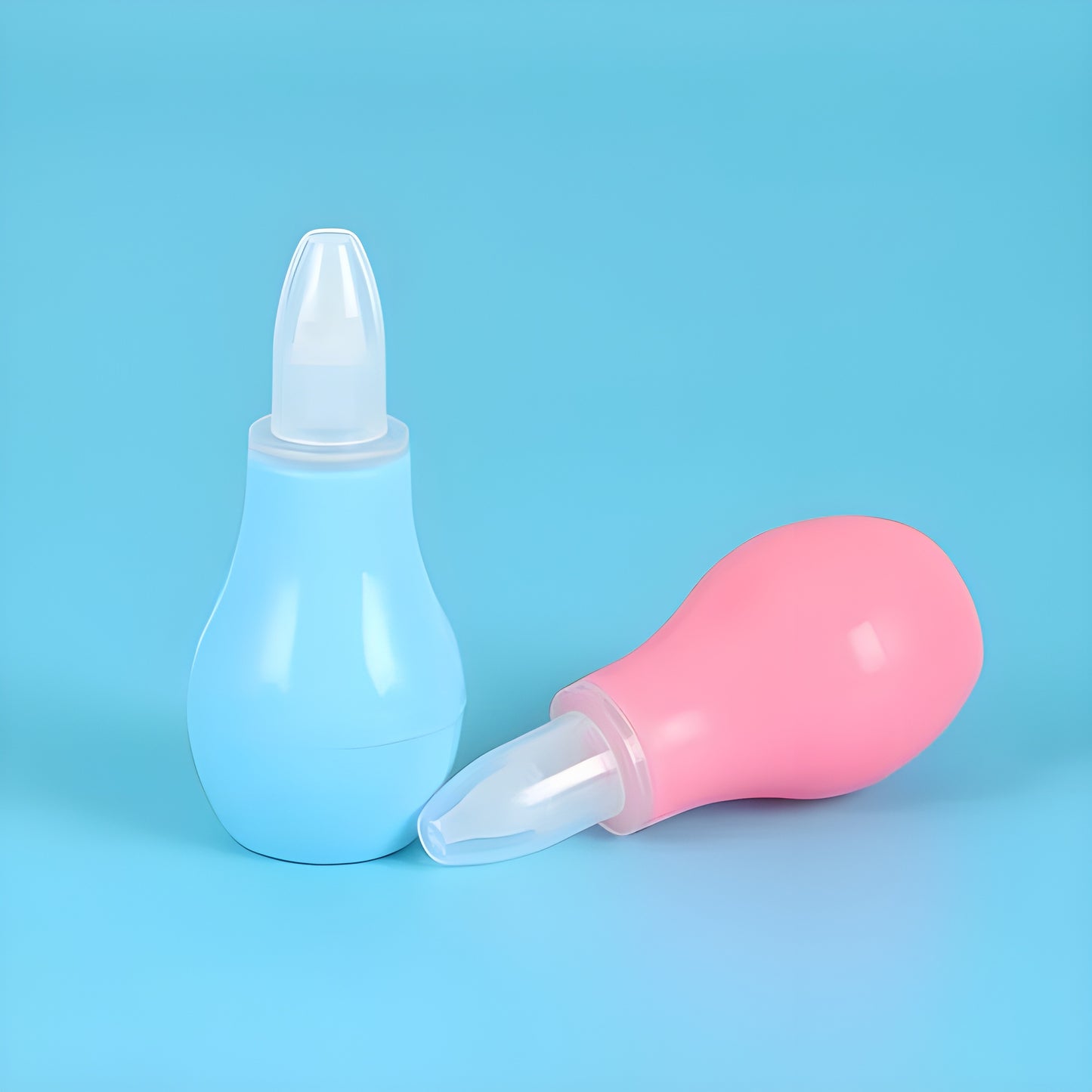 Baby Nasal Aspirator Bulb Syringe – Gentle Silicone Nose Cleaner for Infants & Toddlers