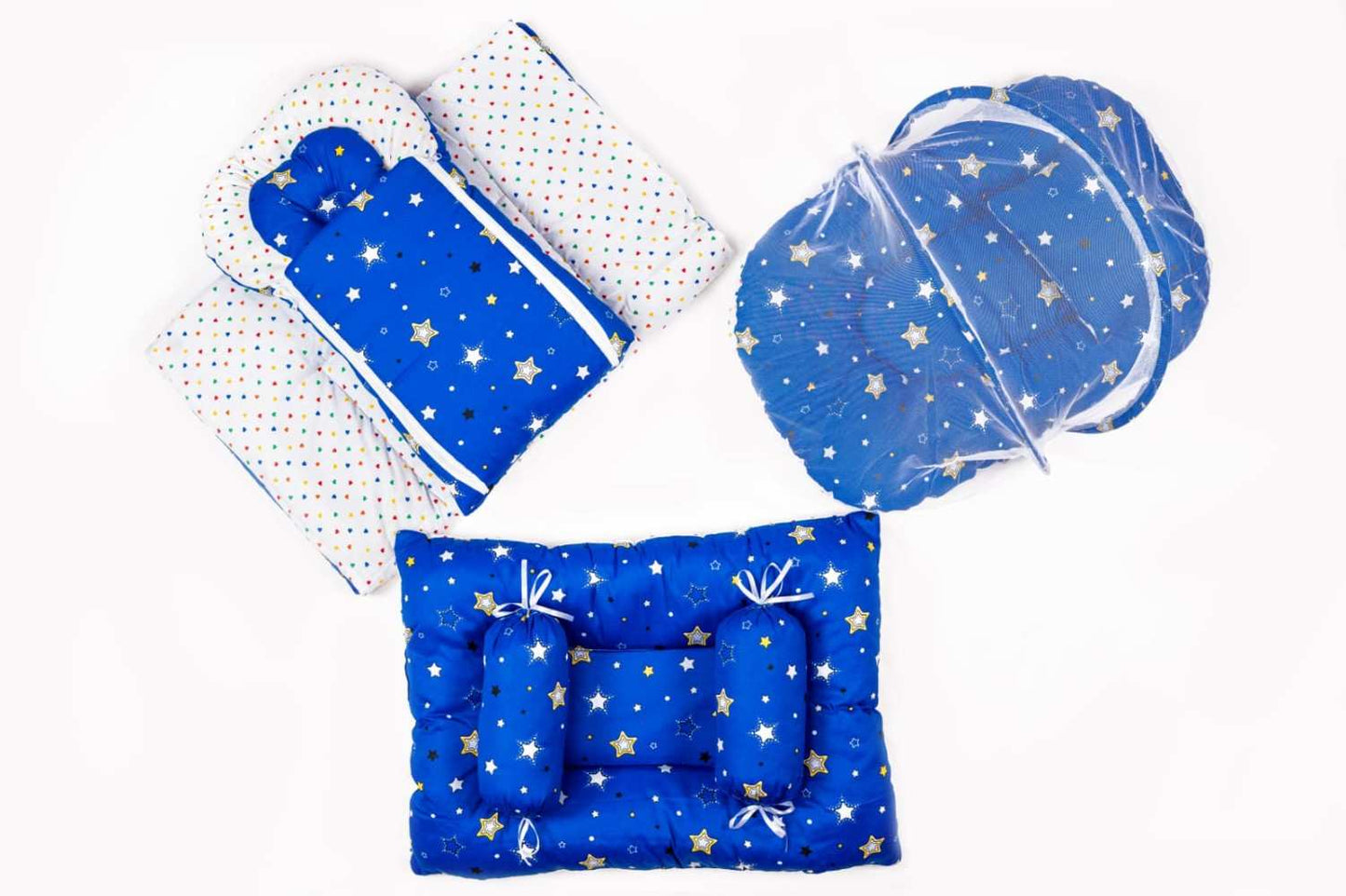 Premium Portable Infant Bedding Set with Protective Mosquito Net