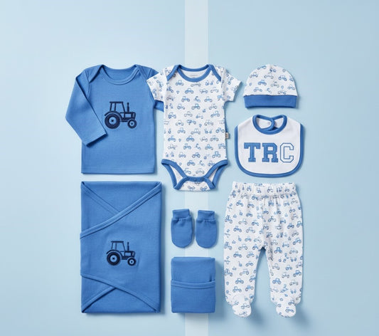 Premium 7-Piece Essential Newborn Layette & Clothing Set